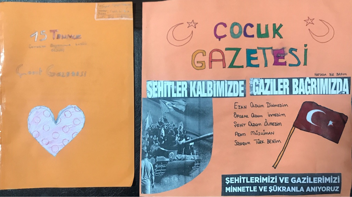 15 Temmuz Çocuk Gazetesi Çalışmalarımız